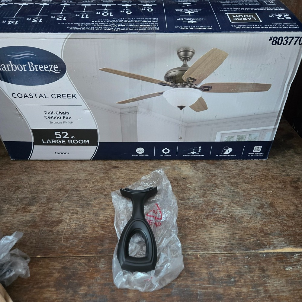 Harbor Breeze Coastal Creek 52in Fan Blade Arm Bronze Replacement part